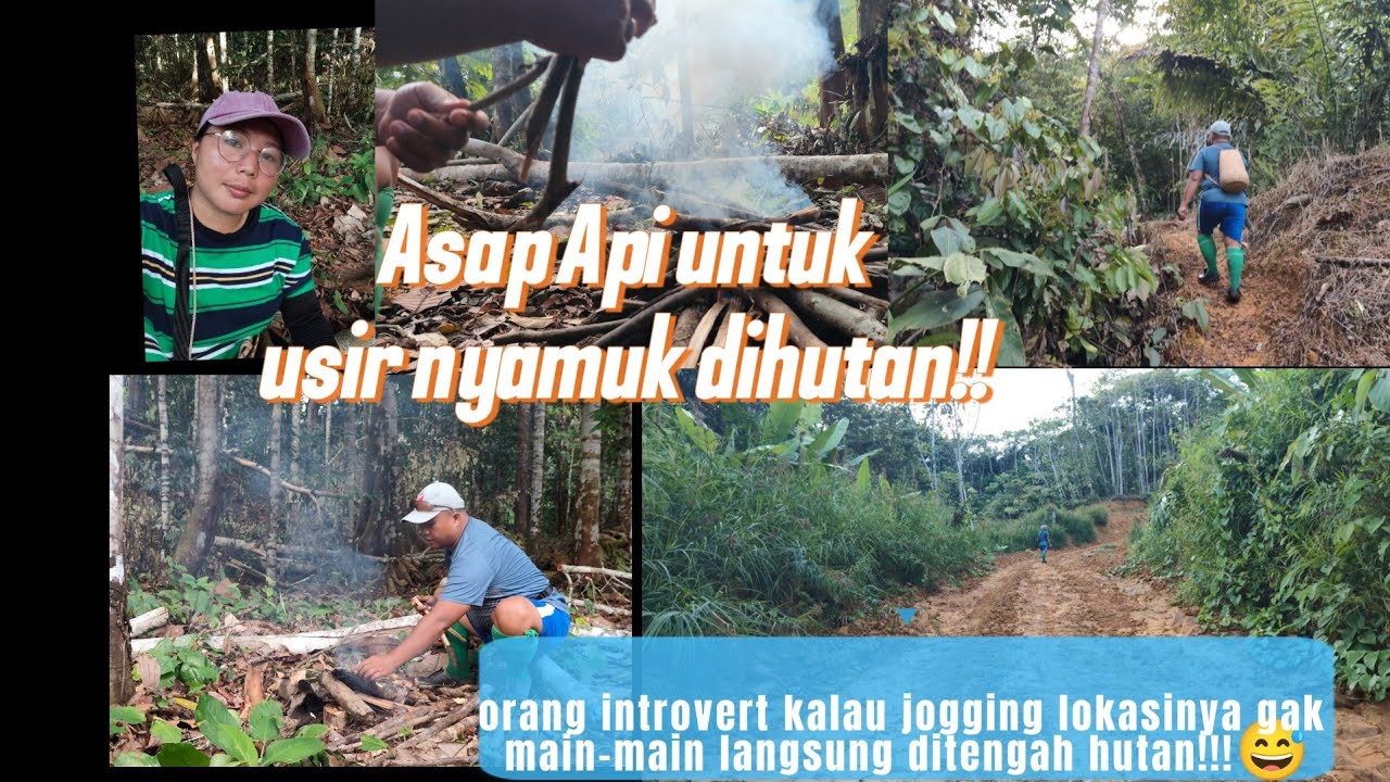  Langkah kecil di bawah lereng bukit!! Lanjut dengan joging sunyi di balik asap kadang gunung!!! 
