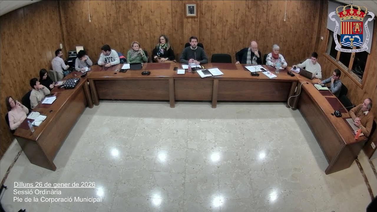 26/01/2026: Ple Ordinari | Pleno Ordinario