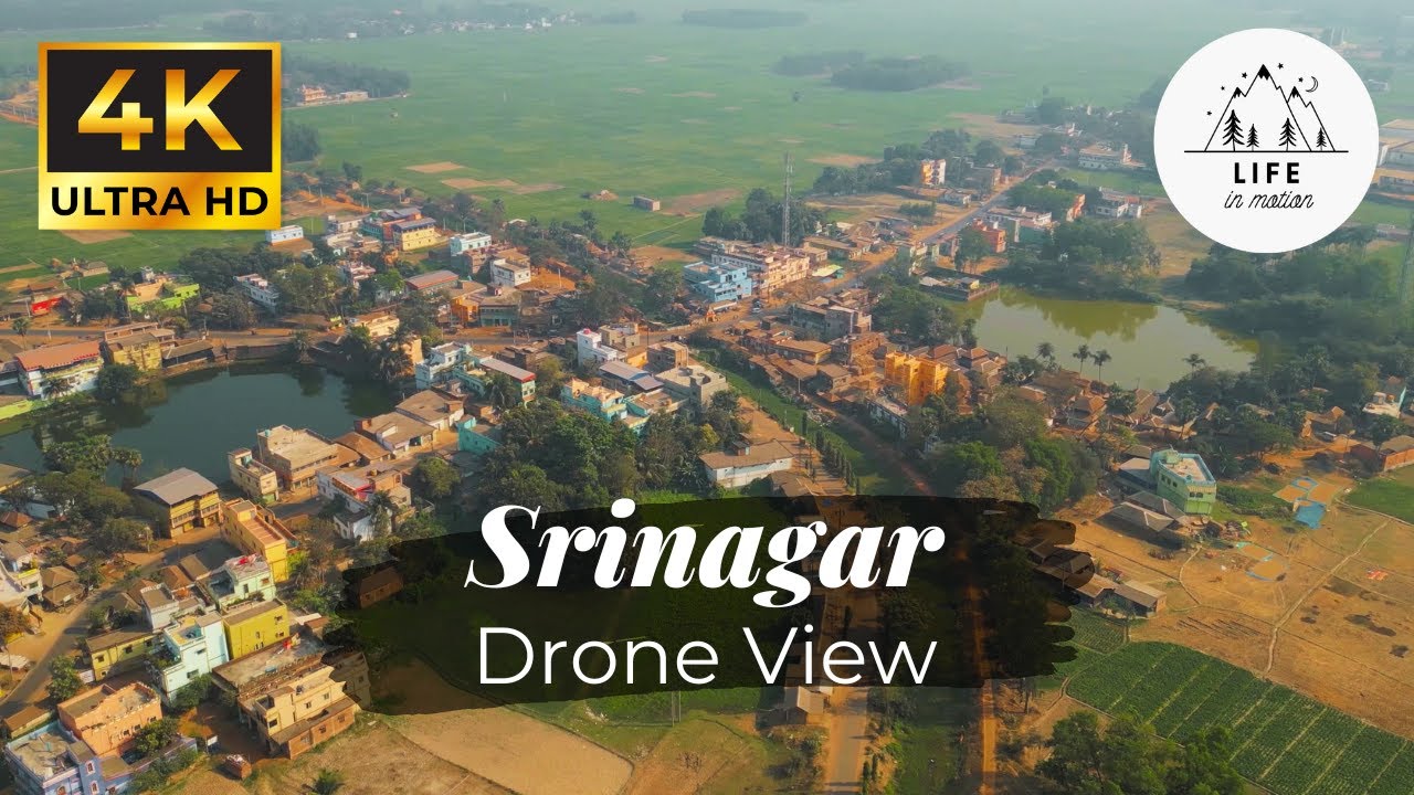 Srinagar, Ramjibanpur Drone View - Cold Winter in Srinagar, Paschim Medinipur in 4K | Life in Motion