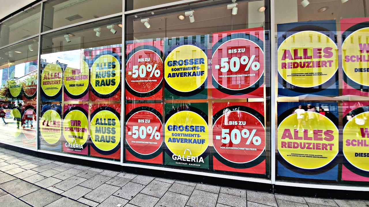 Karstadt in Konstablerwache Frankfurt |Alles Muss Raus | 70 % vom ausgezeichnet pries