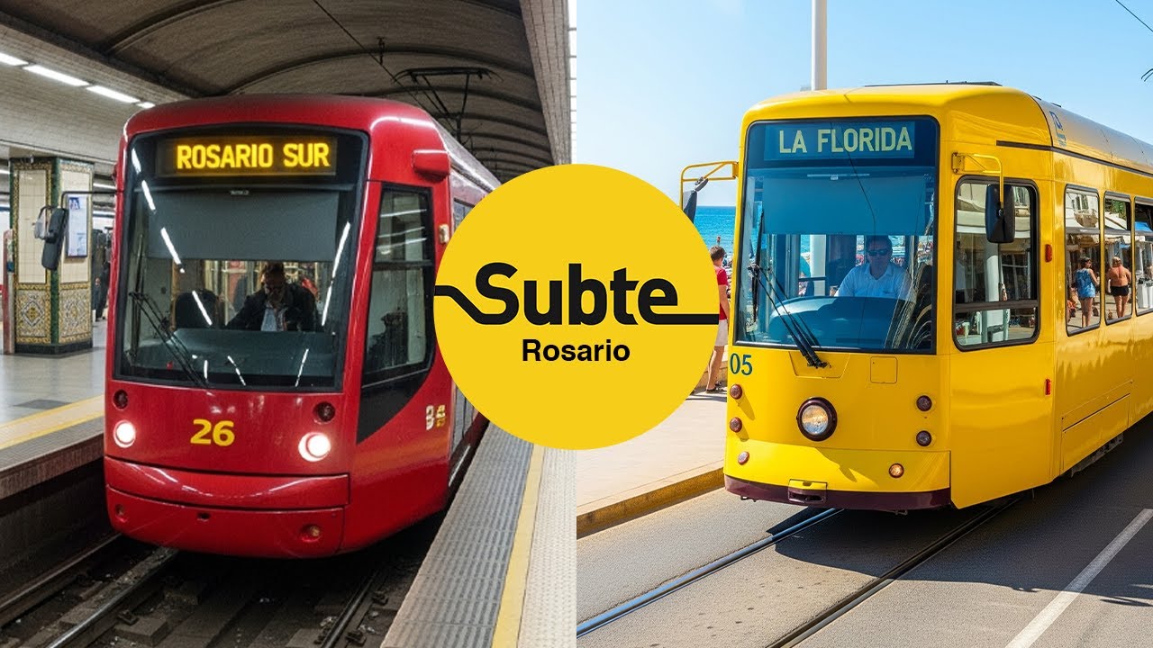 🚃 METROTRANVÍA ROSARIO: Así podría verse la red