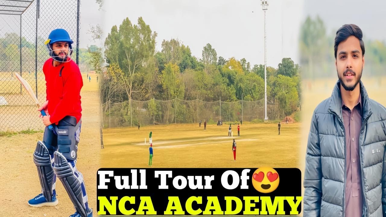 NCA Hard Ball Cricket Academy Tour  Islamabad 🏏Classical Bating Of My Brother😱