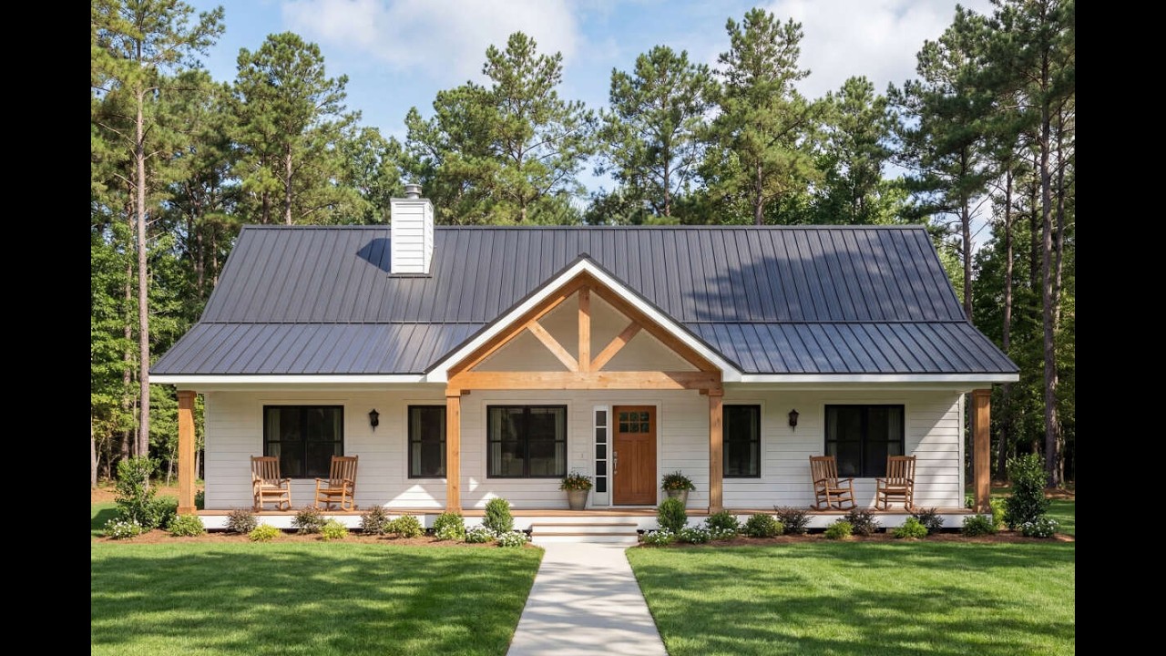 Современный загородный дом | Одноэтажный проект | План 3125-00035