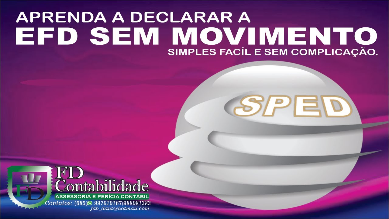 COMO ENVIAR A EFD CONTRIBUIÇÕES SEM MOVIMENTO