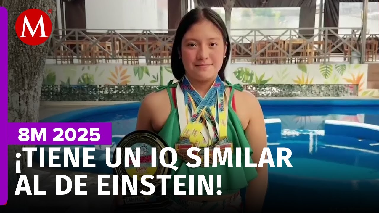 Michelle Arellano, quien es genio, ya se encuentra estudiando tres carreras con solo 12 años