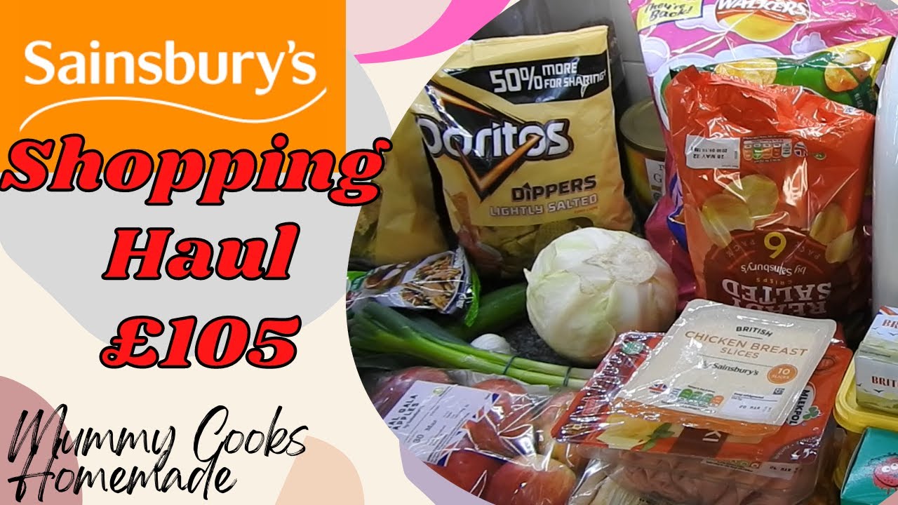 Sainsburys Shopping Haul - March | Party Food | &pound;105