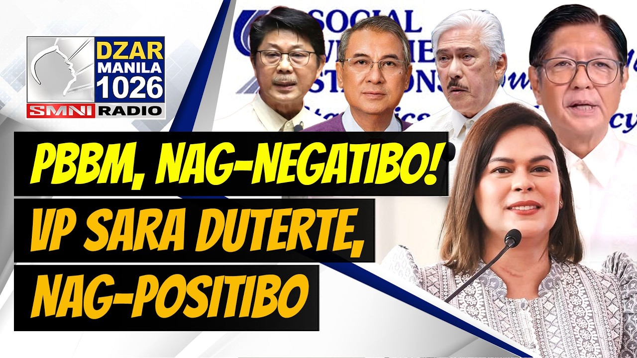 MakiAlam: PBBM, nag-NEGATIBO! VP Sara, nag-POSITIBO naman – SWS Survey