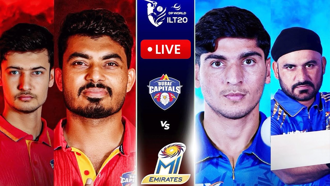 Live | Dubai Capitals vs MI Emirates | Match 18 | DP World ILT20 | M3Y1K