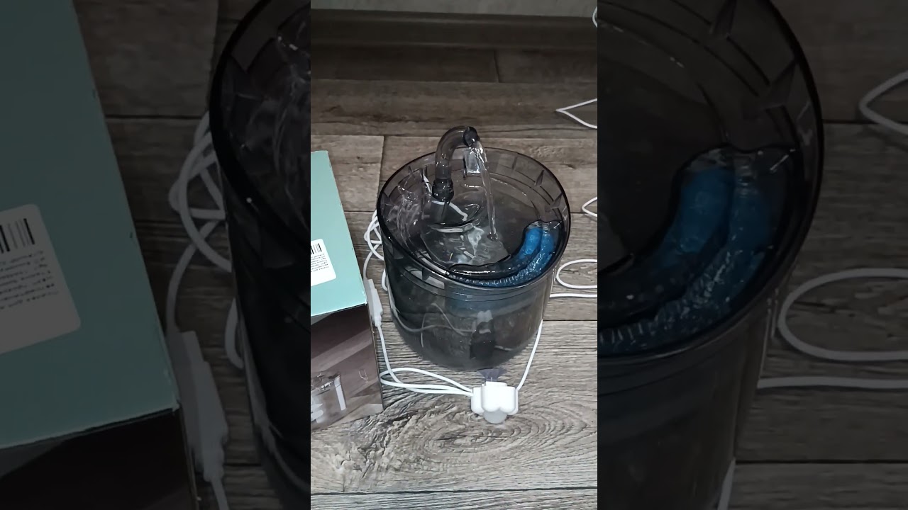Поилка для кошек с датчиком движения