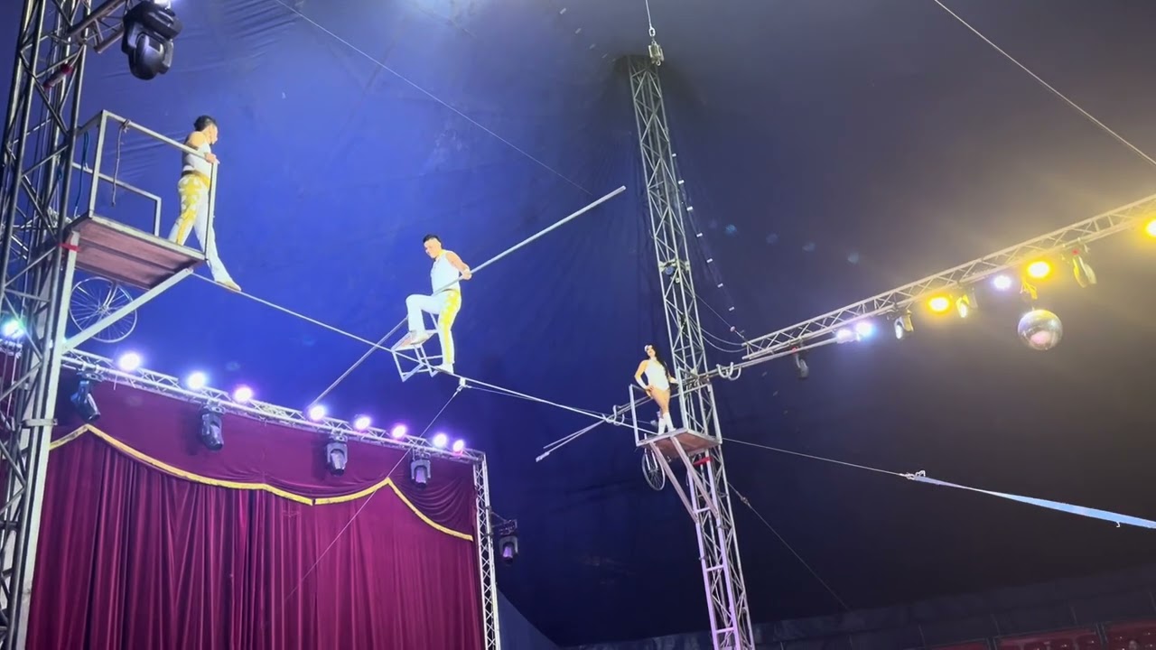 Cirkus Aleš chodci na lane