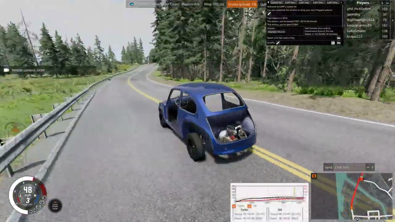 BeamMP CaRP Mod - Pico to Pigeon speedrun 59:24