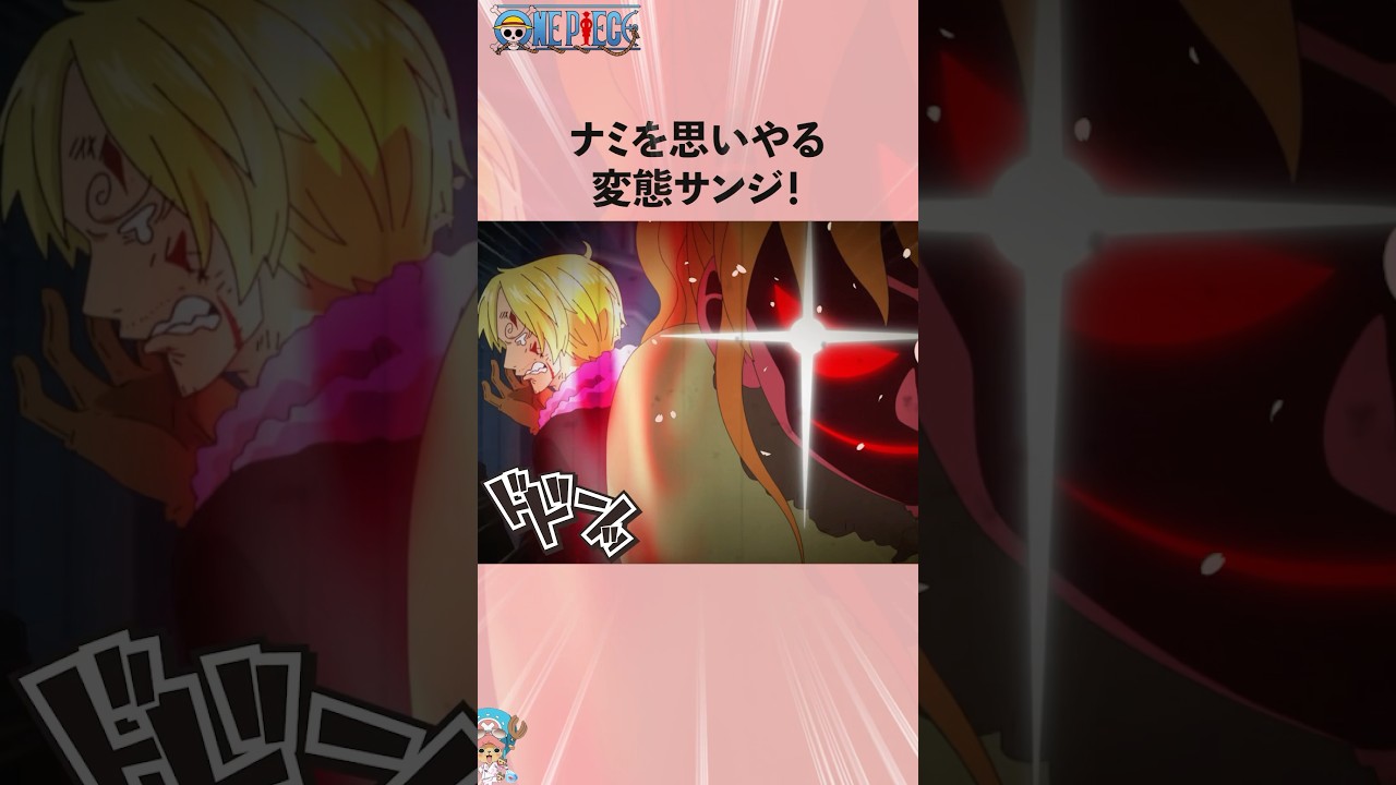 ナミを思いやる変態サンジ！#ワンピース #onepiece #アニメ #雑学