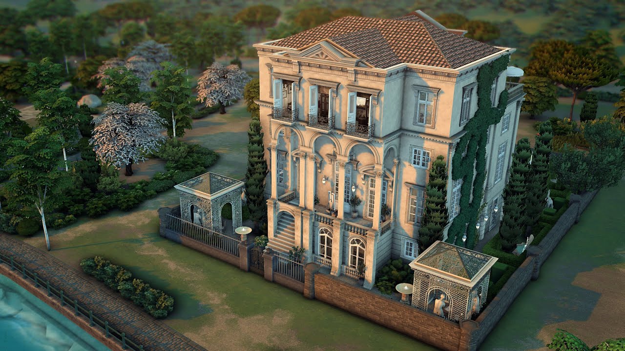 Историческая итальянская вилла || The Sims 4 Быстрая сборка