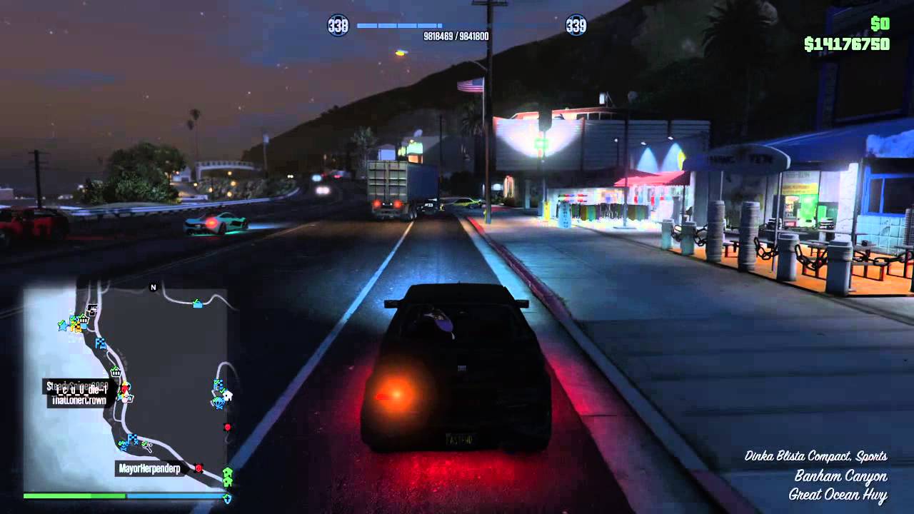 GTA 5 - Tractor-trailer Truck Flip