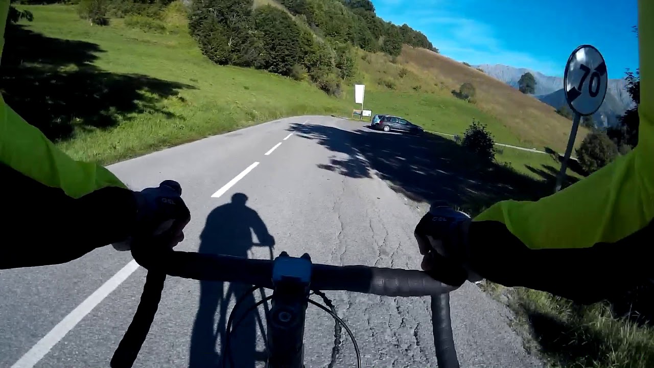 2018 Col de la Croix de Fer Descent, Cycling French Alps, HD