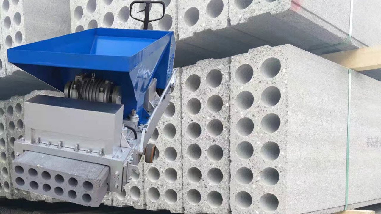 Precast concrete wall panel extrusion machine for super thick 200mm external partition wall