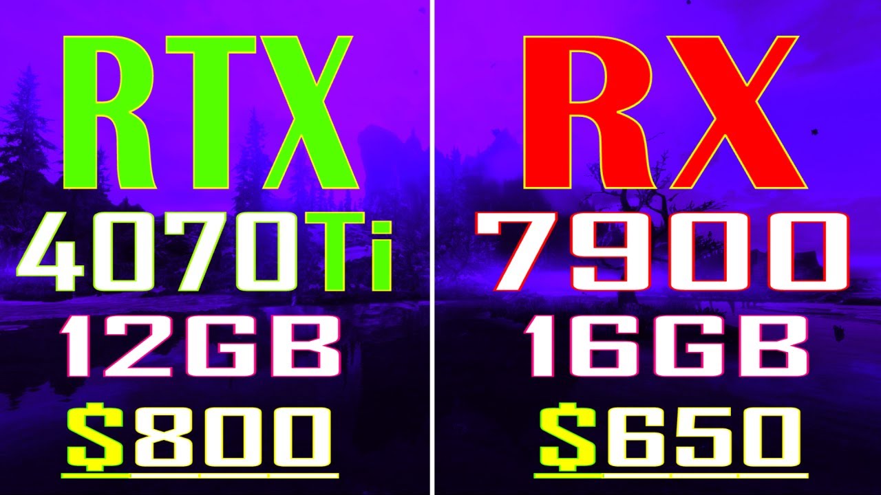 RX 7900 vs RTX 4070Ti // PC GAMES BENCHMARK TEST ||