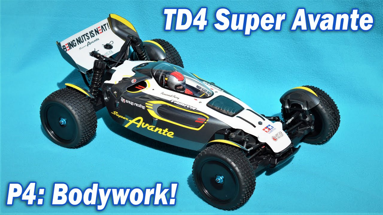 Tamiya TD4 Super Avante Bodywork: Build Part 4 + Tips!