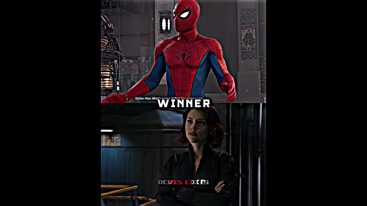 Spider-Man (Insomniac) vs Avengers (OG 6 MCU) #spiderman #bestsuperhero #avengers #mcu