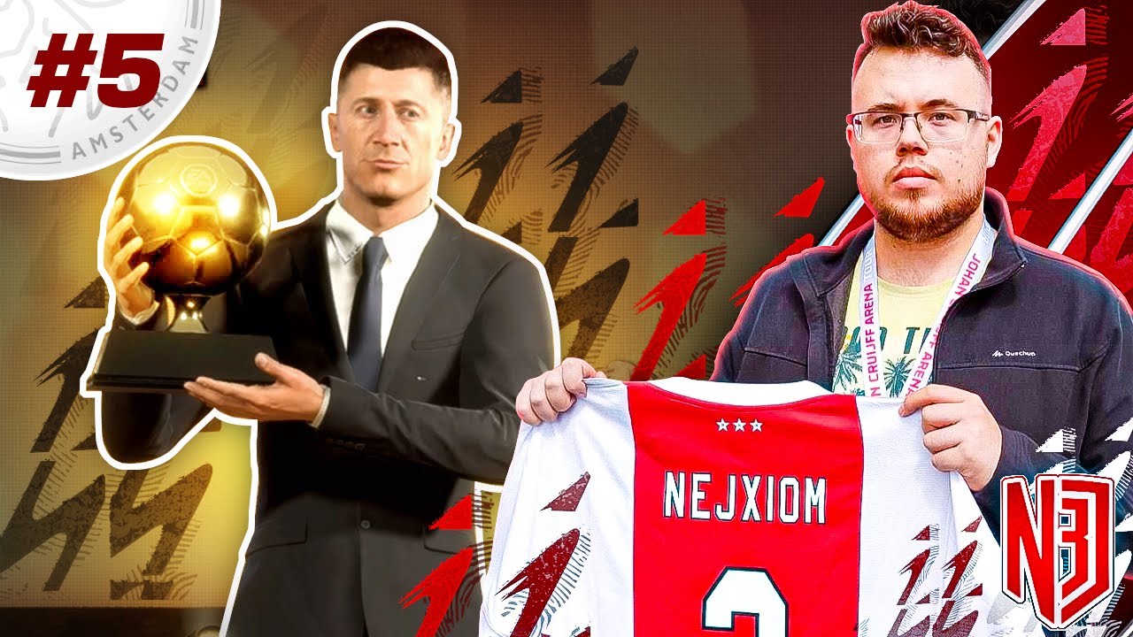 LEWANDOWSKI ZE ZŁOTĄ PIŁKĄ! 👑🔝 [#5] KARIERA AJAX FIFA 22 /N3jxiom