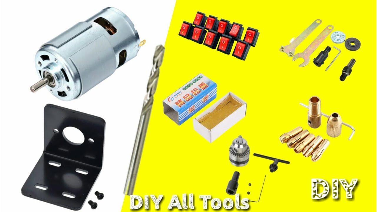 All Tools of 775 DC Motor | Drill Chuck | Shaft Coupling