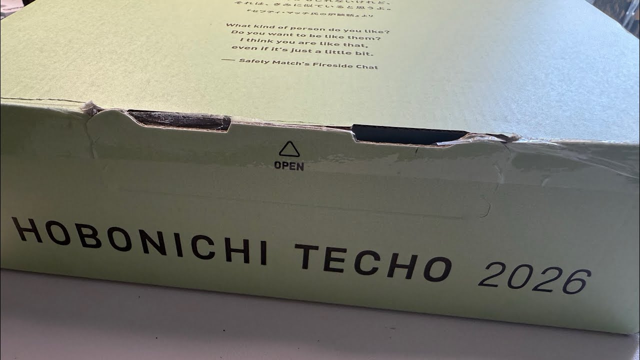 Hobonichi 2026 Unboxing!