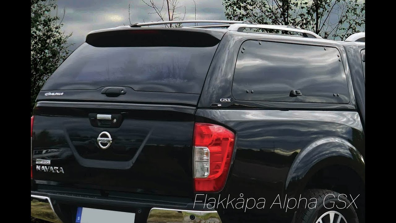 Alpha GSX Flakk&aring;pa - Styling k&aring;pa f&ouml;r X-Klass Alaskan Ranger Amarok L200 HiLux Dmax