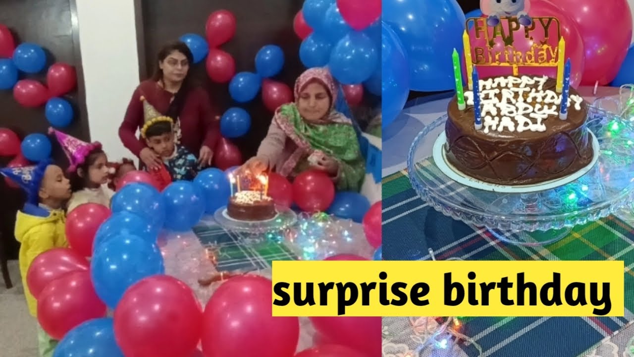 SURPRISE BIRTHDAY 🎂