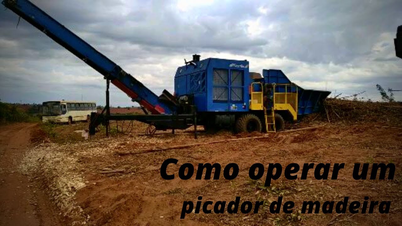 COMO OPERAR UM PICADOR DE MADEIRA