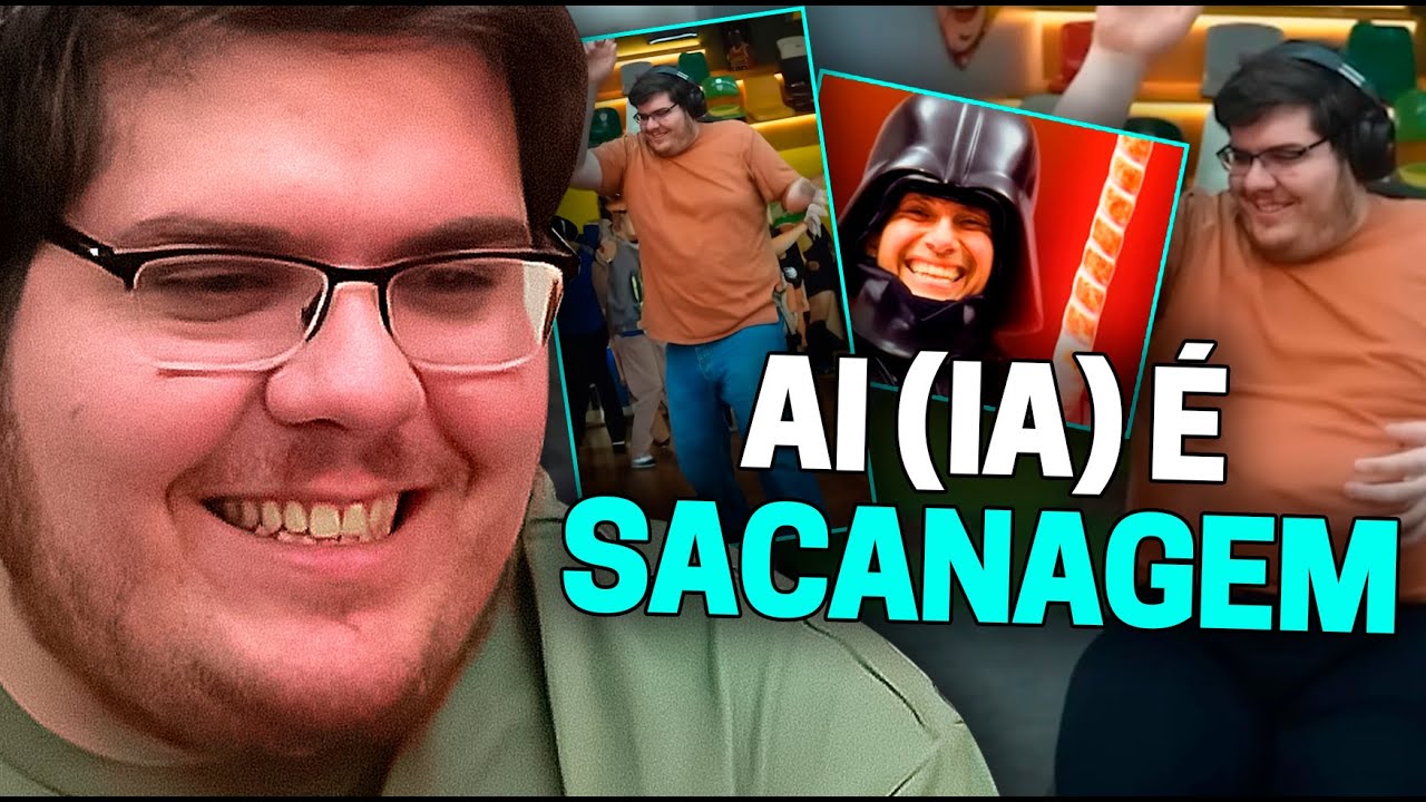 CASIMIRO REAGE: COMPLETANDO YOUTUBERS COM IA - GAVETA | Cortes do Casimito