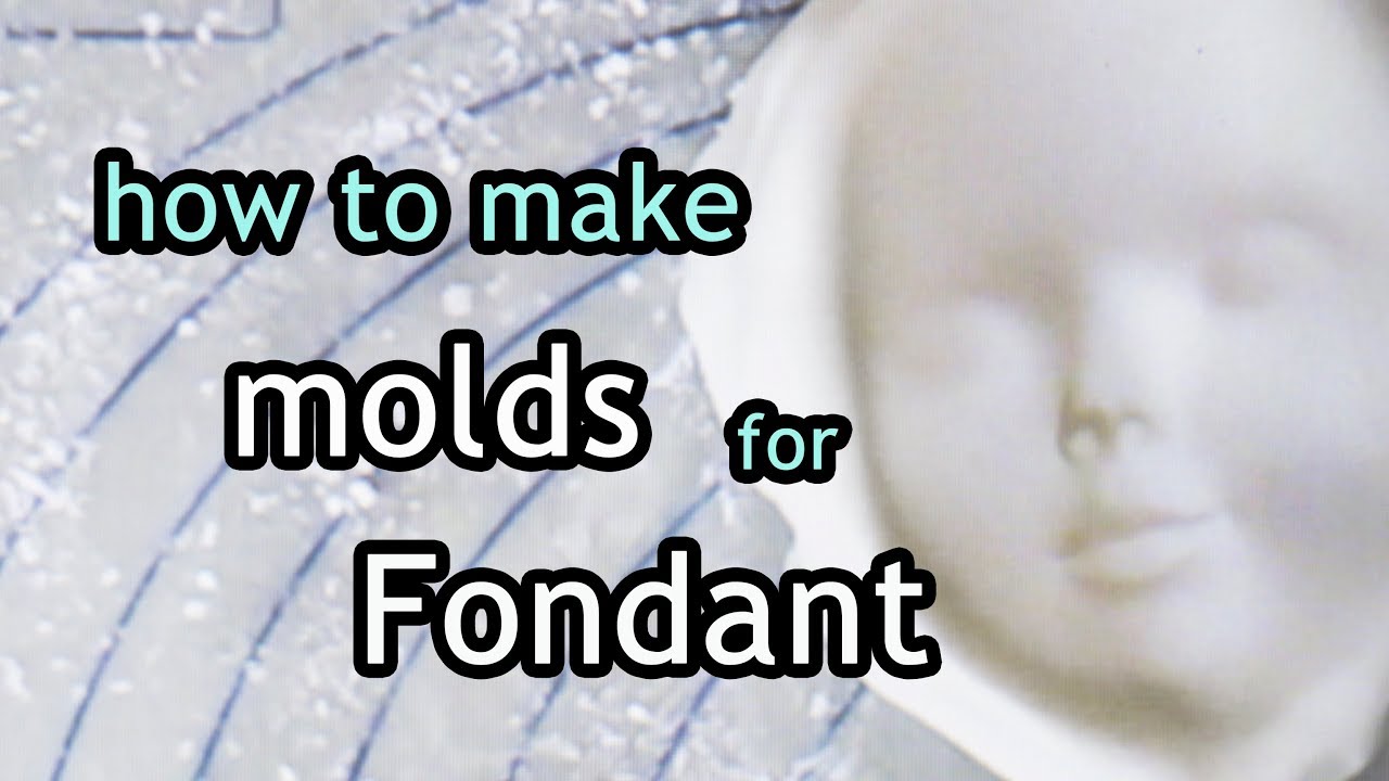 fast and easy - make your own fondant molds - english