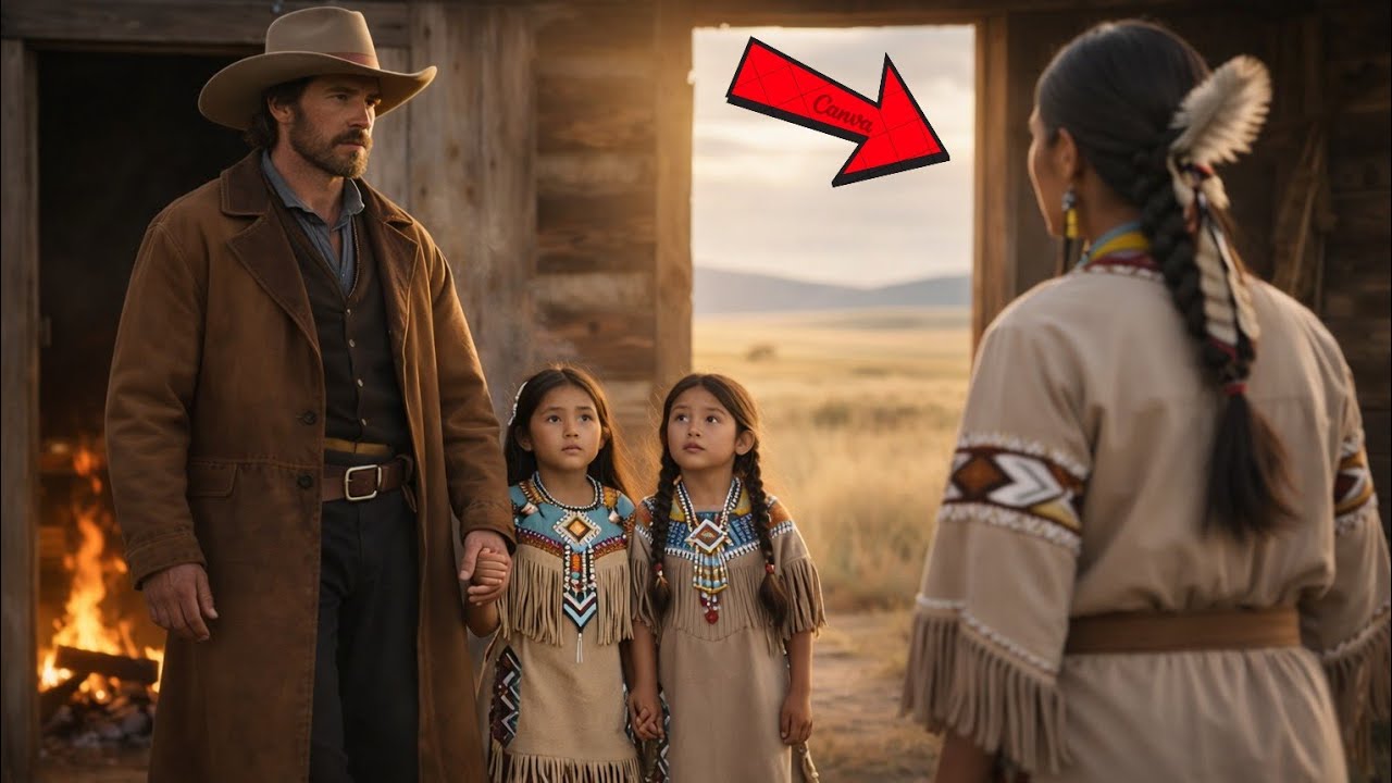 El vaquero salva a dos niñas apache… al día siguiente, su madre llega con una extraña recompensa.