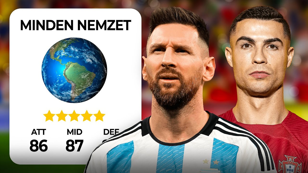 RANDOM NEMZETEKBŐL KÉSZÍTETTEM CSAPATOT!! ⚽ FC 25