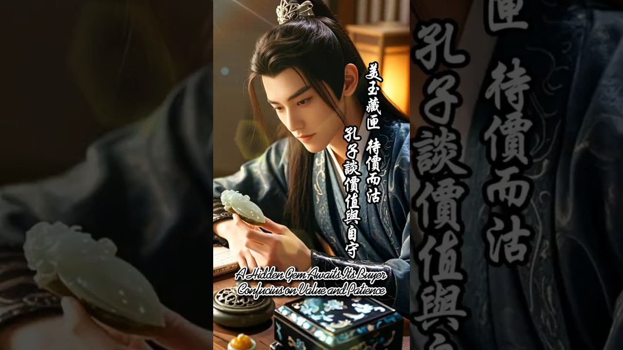 美玉藏匣，待價而沽：孔子談價值與自守!  A Hidden Gem Awaits Its Buyer&rdquo; Confucius on Value and Patience