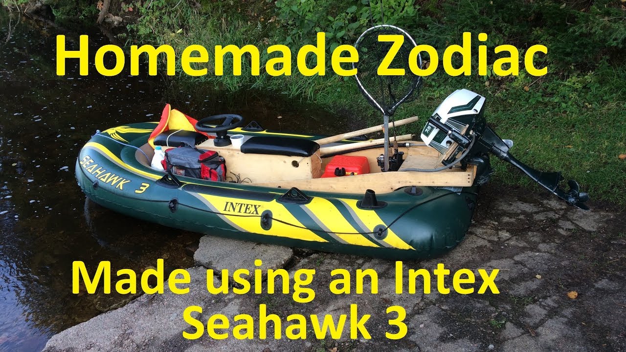 Intex Seahawk 3 fishing boat conversion