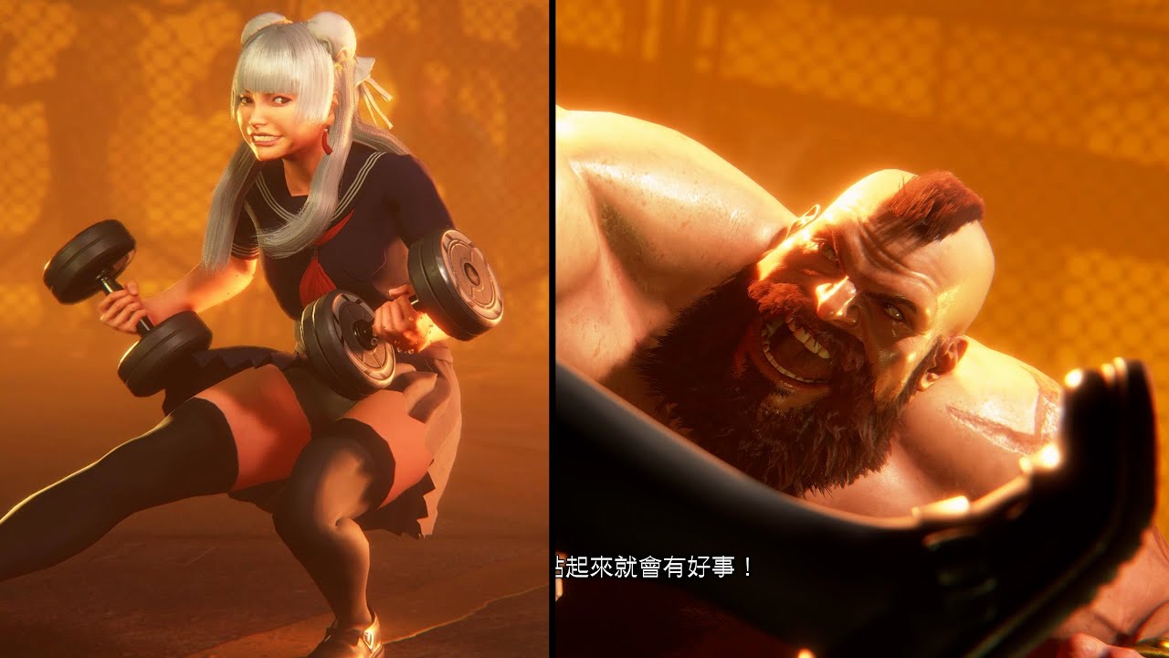Street Fighter 6 - 摔角大師 桑吉爾夫的特訓 (過場動畫) Would Tour
