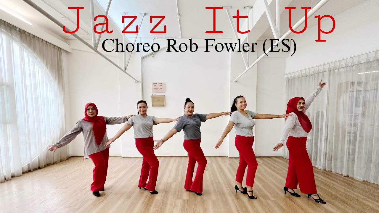 Jazz It Up Line dance / Choreo by Rob Fowler (ES)