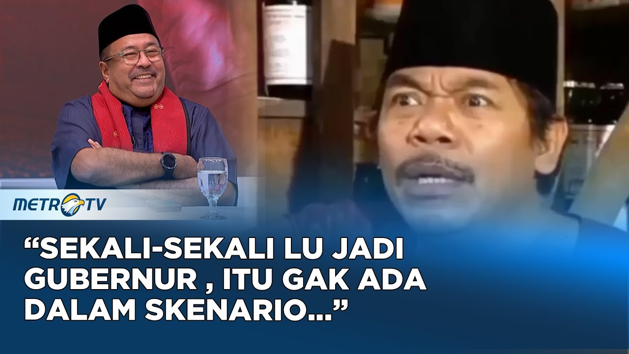 Senyum Rano Karno Merekah Lihat Ramalan Benyamin Kelak Si Doel jadi Gubernur #panggungdemokrasi