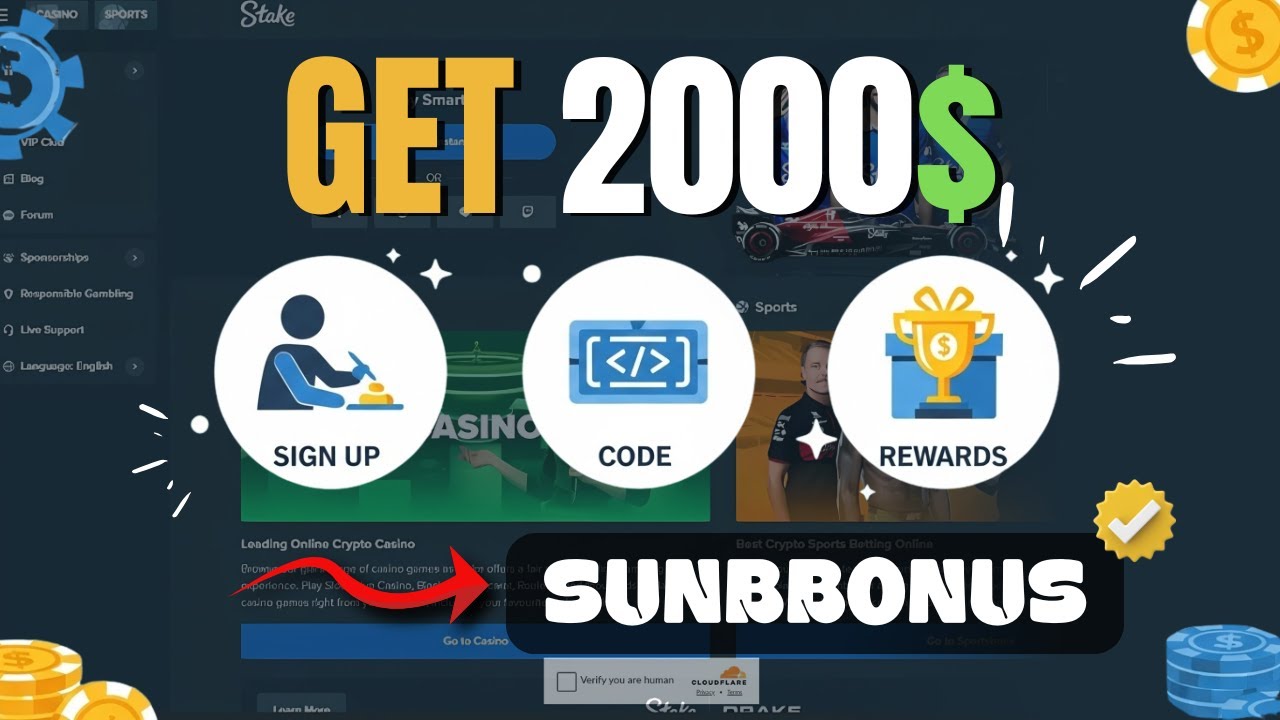 🎁 SUNBBONUS Code Kaise Use Karein | $2000 Bonus + VIP Perks