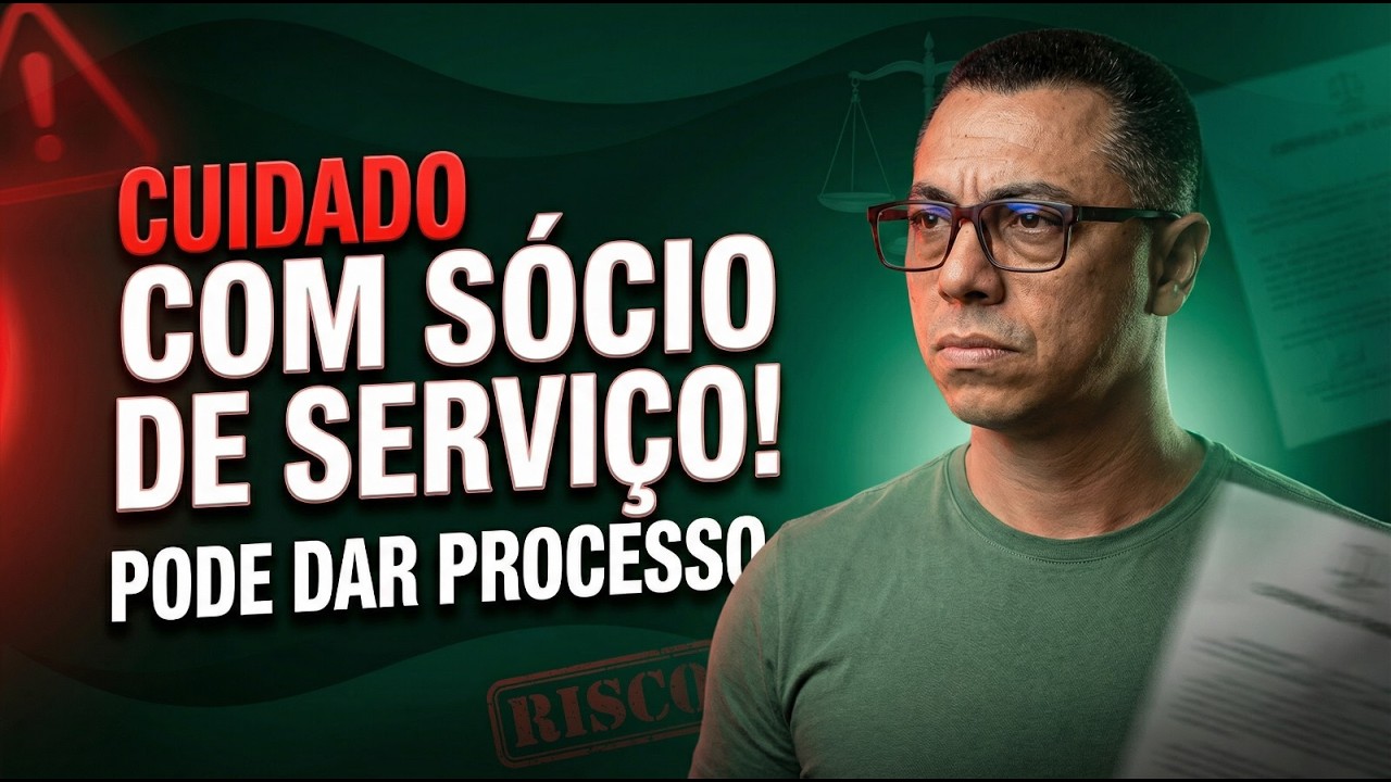 🚩 Sócio de Serviço: O Erro Que Pode Virar Processo Trabalhista e Multa Milionária