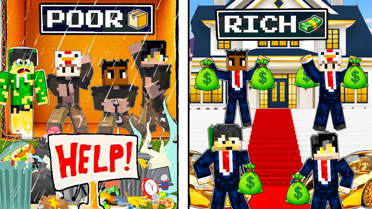POOR TO RICH in Minecraft (TAGALOG)