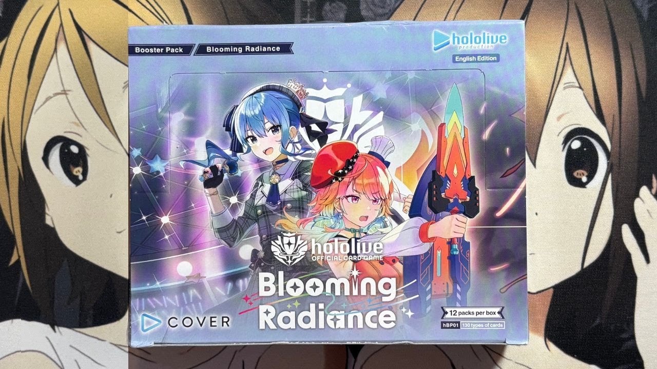 Opening My Hololive Card Game Blooming Radiance Booster box English