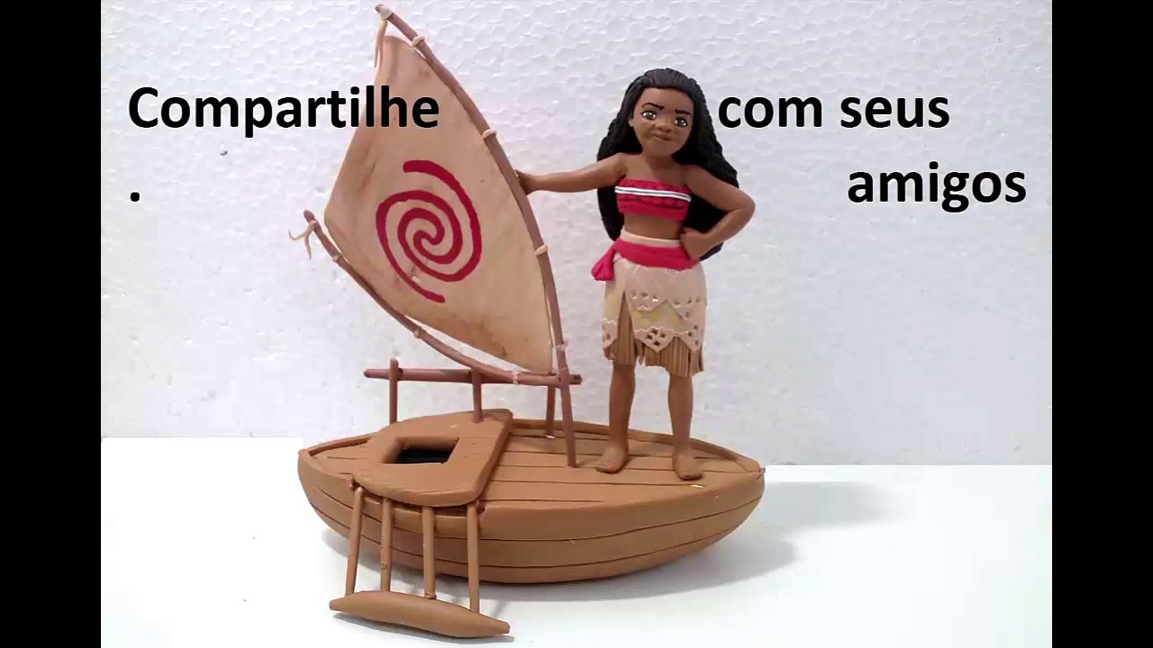 DIY Canoa da Moana de Biscuit