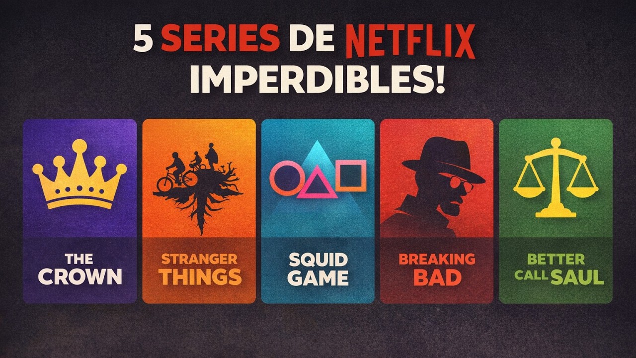 No te pierdas estas 5 series de Netflix