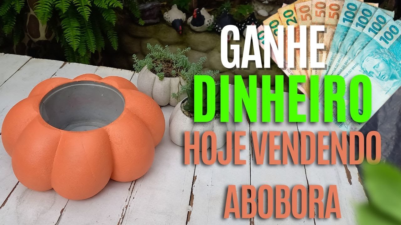 VASO EM FORMATO DE ABOBORA SUPER FACIL DE FAZER #diycrafts #plantas #artesanatoreciclado #diy