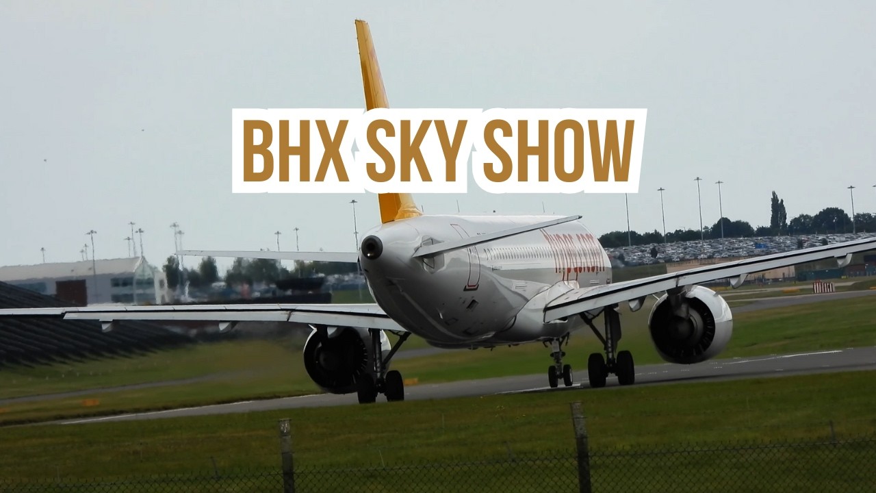 Jet Traffic at BHX ✈️ Birmingham Airport Aircraft Compilation
