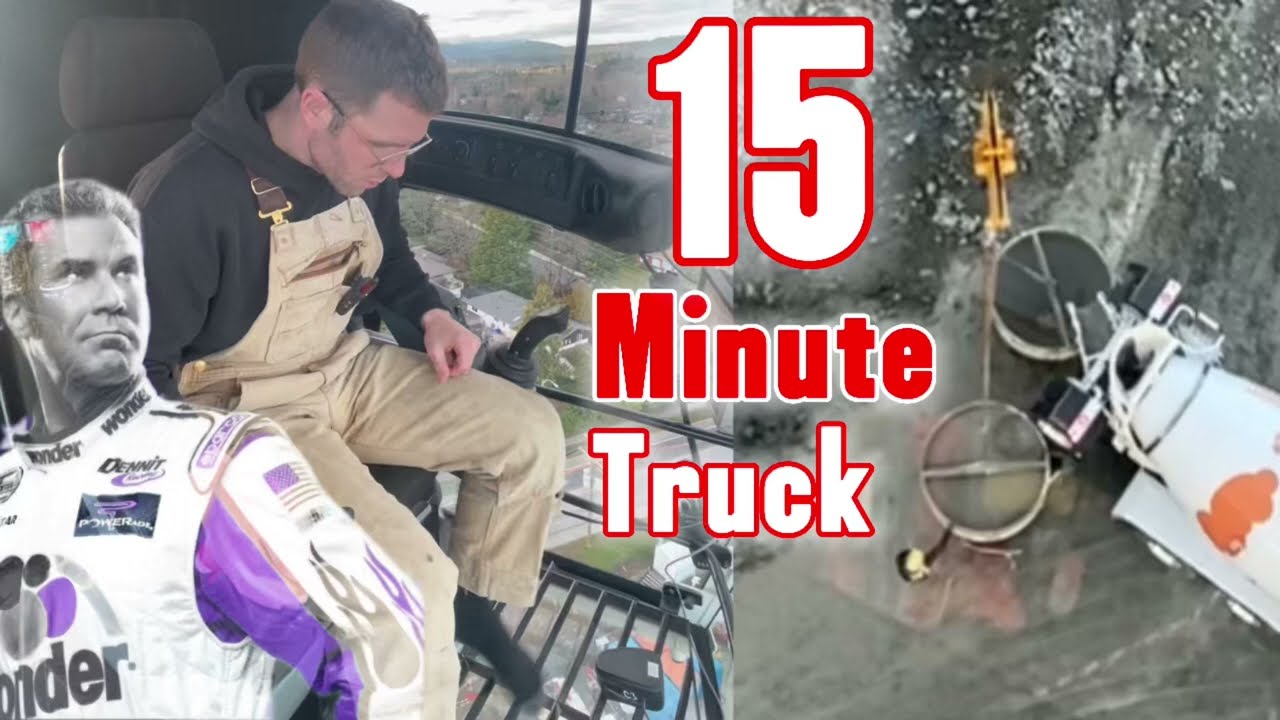 Tower Crane eats Concrete Truck for lunch 🥪