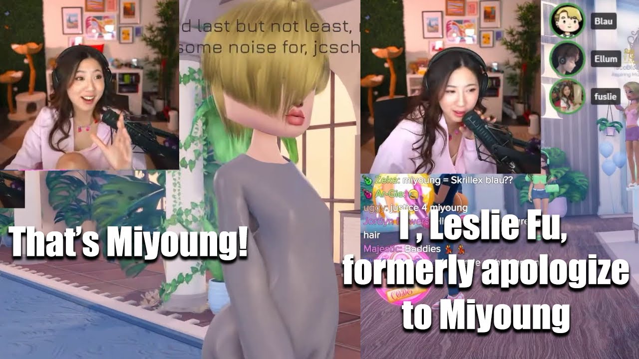 Fuslie Really Thinks That Miyoung Looks Like Skrillex Blau