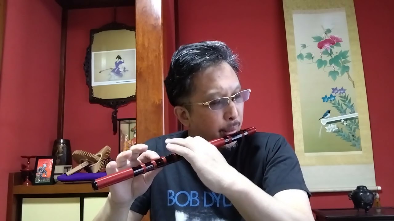 篠笛演奏　「新湊中学校校歌」富山県射水市（いみずし）