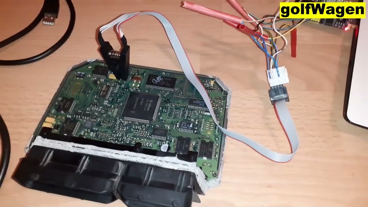 VW Simos 5wp PIN Login read & cluster swap ch341A programmer & VCDS HEX V2